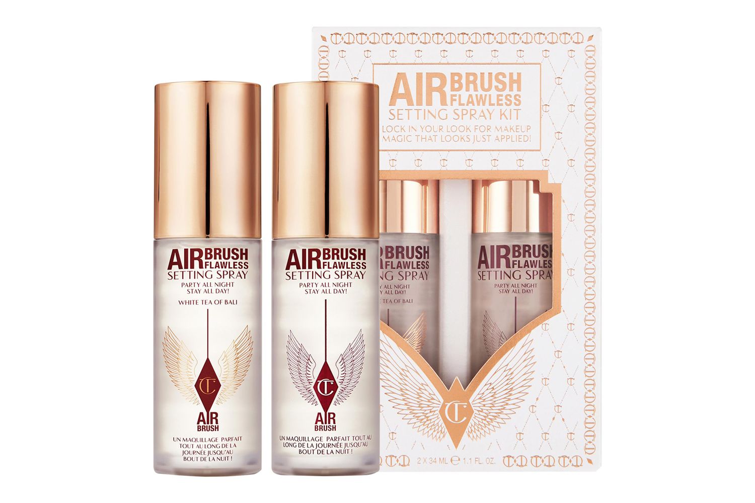 Charlotte Tilbury Mini Airbrush Flawless Setting Spray Duo Set