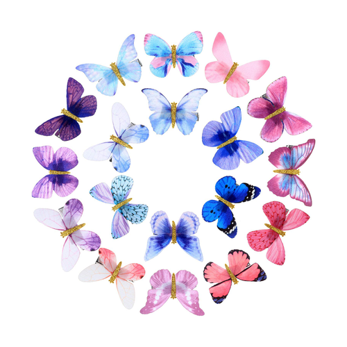 Boao Glitter Butterfly Hair Clips