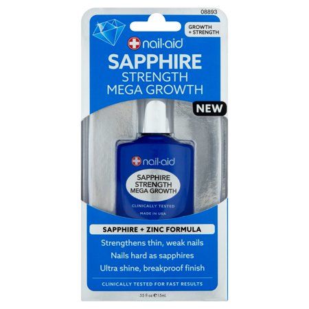 Sapphire Strength Mega Growth Nail Polish