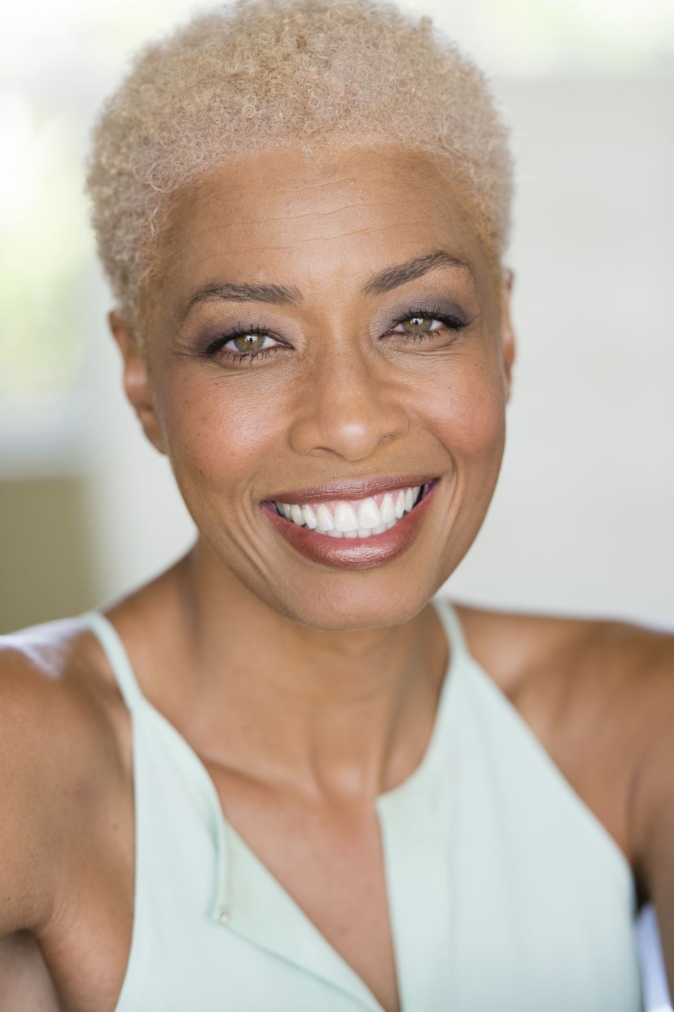 African American woman smiling