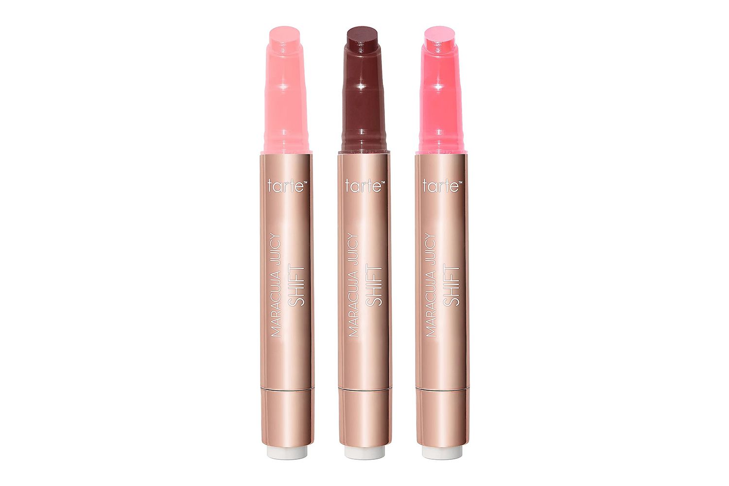 QVC tarte Maracuja Juicy Shift Plumping Lip Trio