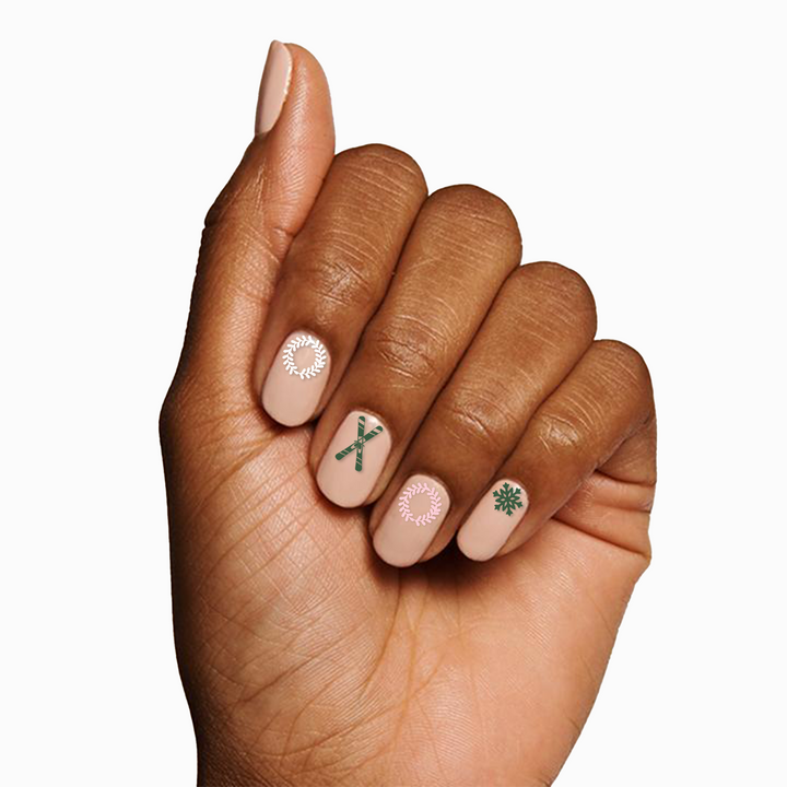 Cozy Lodge Nail Art Stickers