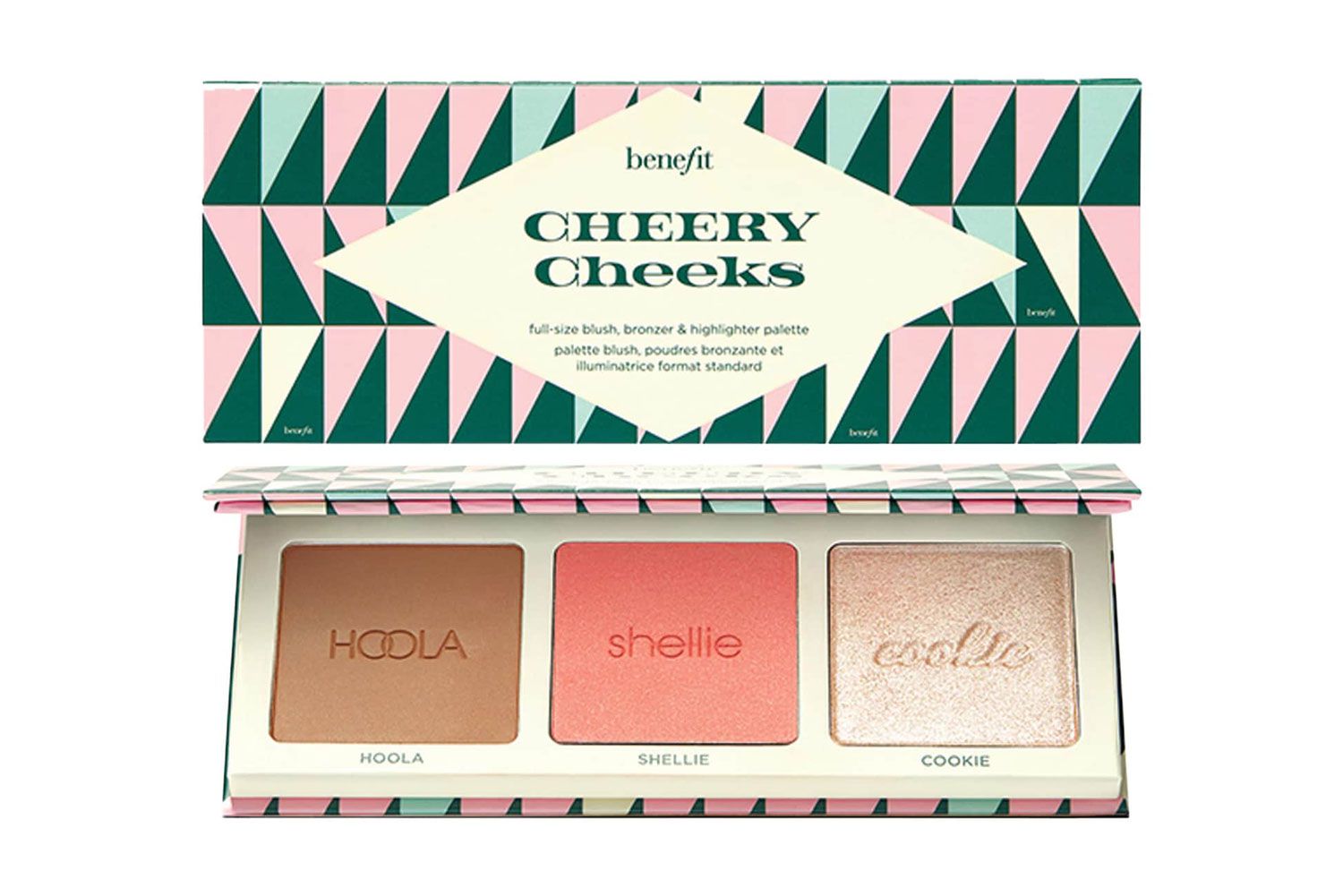 Sephora Benefit Cosmetics Cheery Cheeks Blush, Bronzer & Highlighter Face Palette