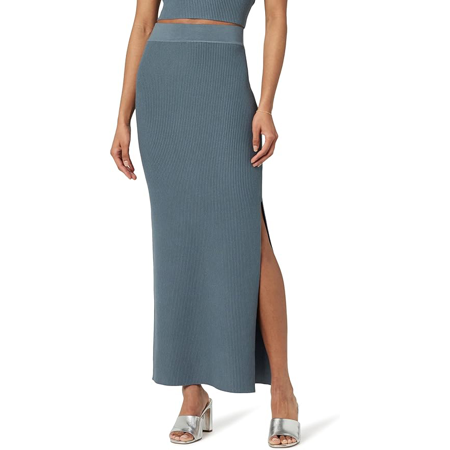 The Drop Women's Tyler Ribbed Sweater Skirt 