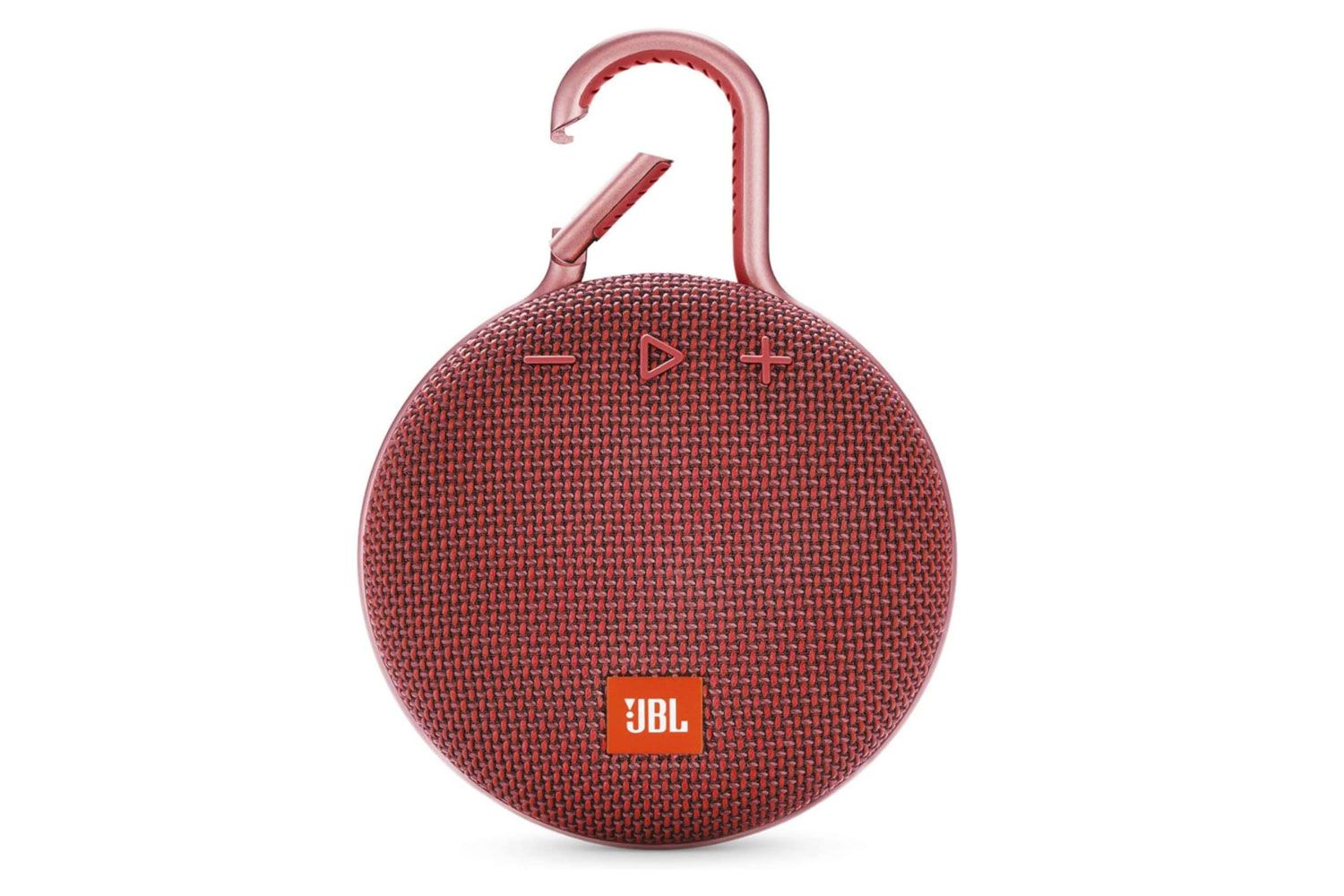 Amazon JBL Clip 3, Fiesta Red - Waterproof, Durable & Portable Bluetooth Speaker