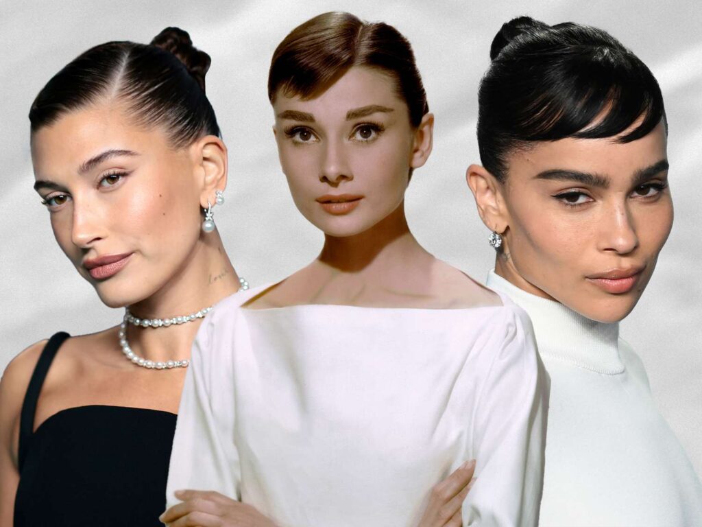 21 Audrey Hepburn-Inspired Updos That Prove Classic Glamour Is Back