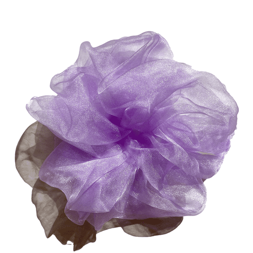 Lolo NYC Giant Cloud Scrunchie in lilac shimmer