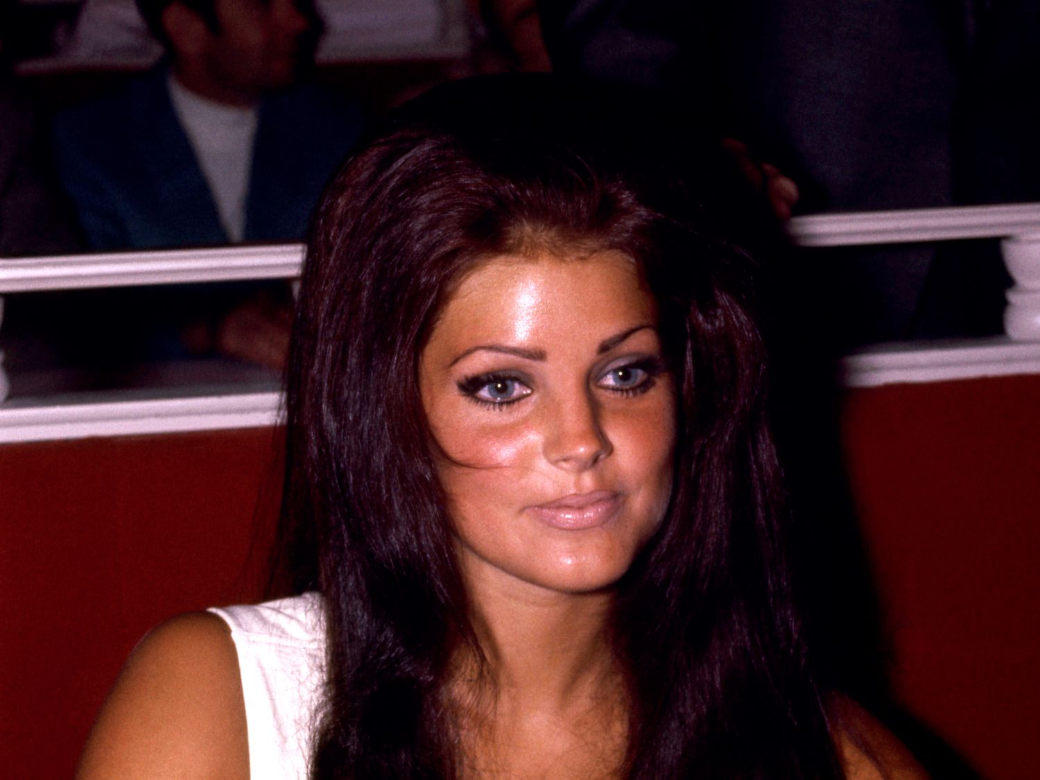 Priscilla Presley wearing black eyeliner