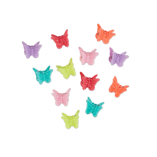 Scunci Butterfly Bright Colors Mini Jaw Clips