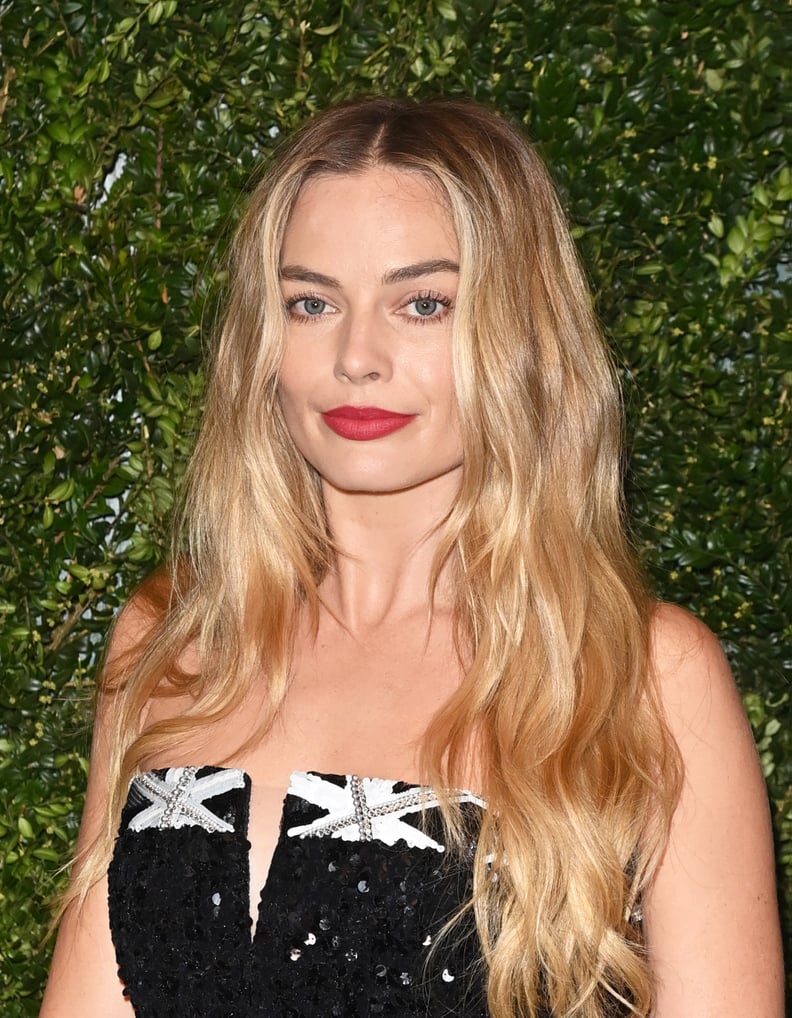 Margot Robbie’s SAG Awards Nails Give a Subtle Nod to “Barbie”