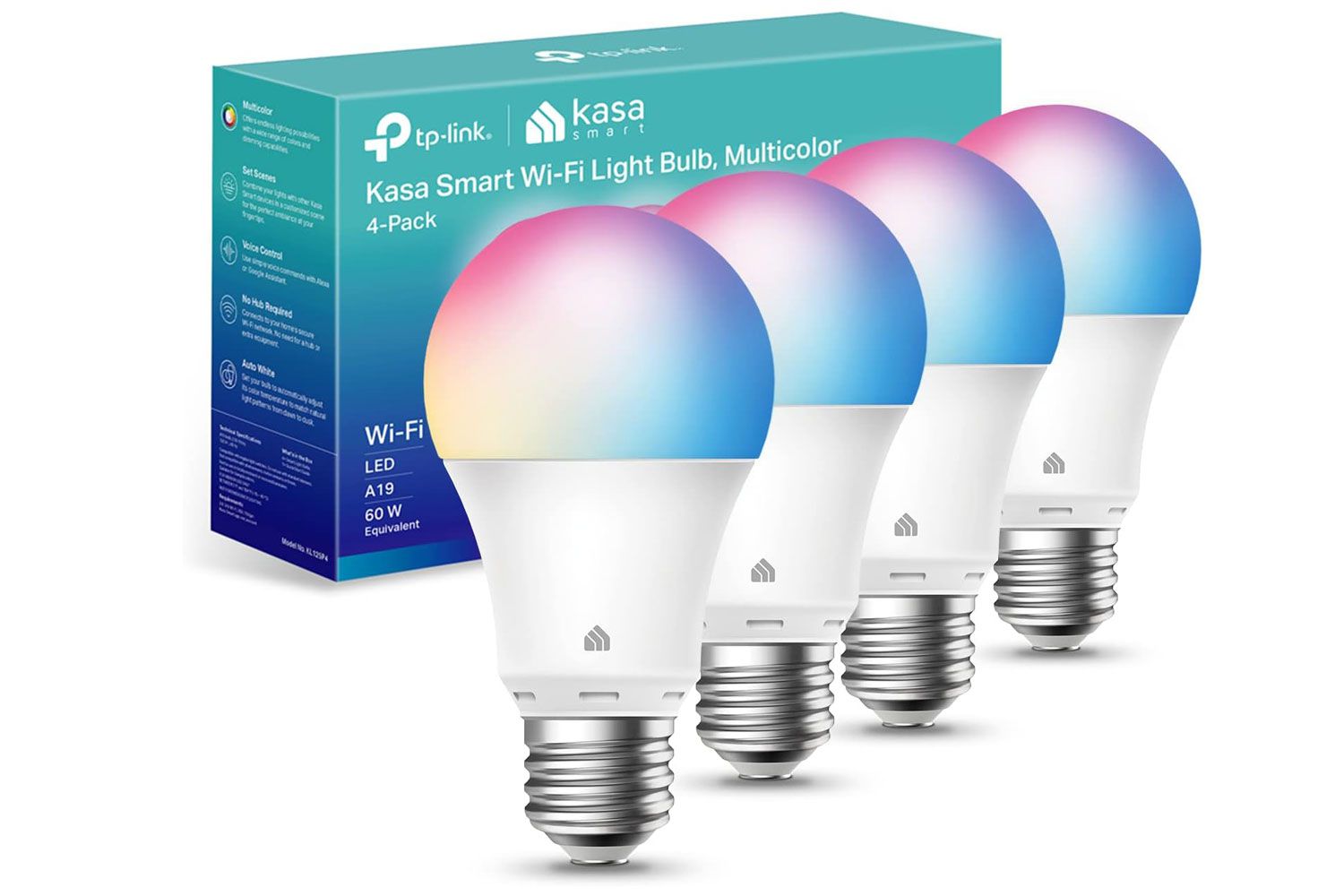 Amazon Kasa Smart Light Bulbs, Full Color Changing Dimmable 