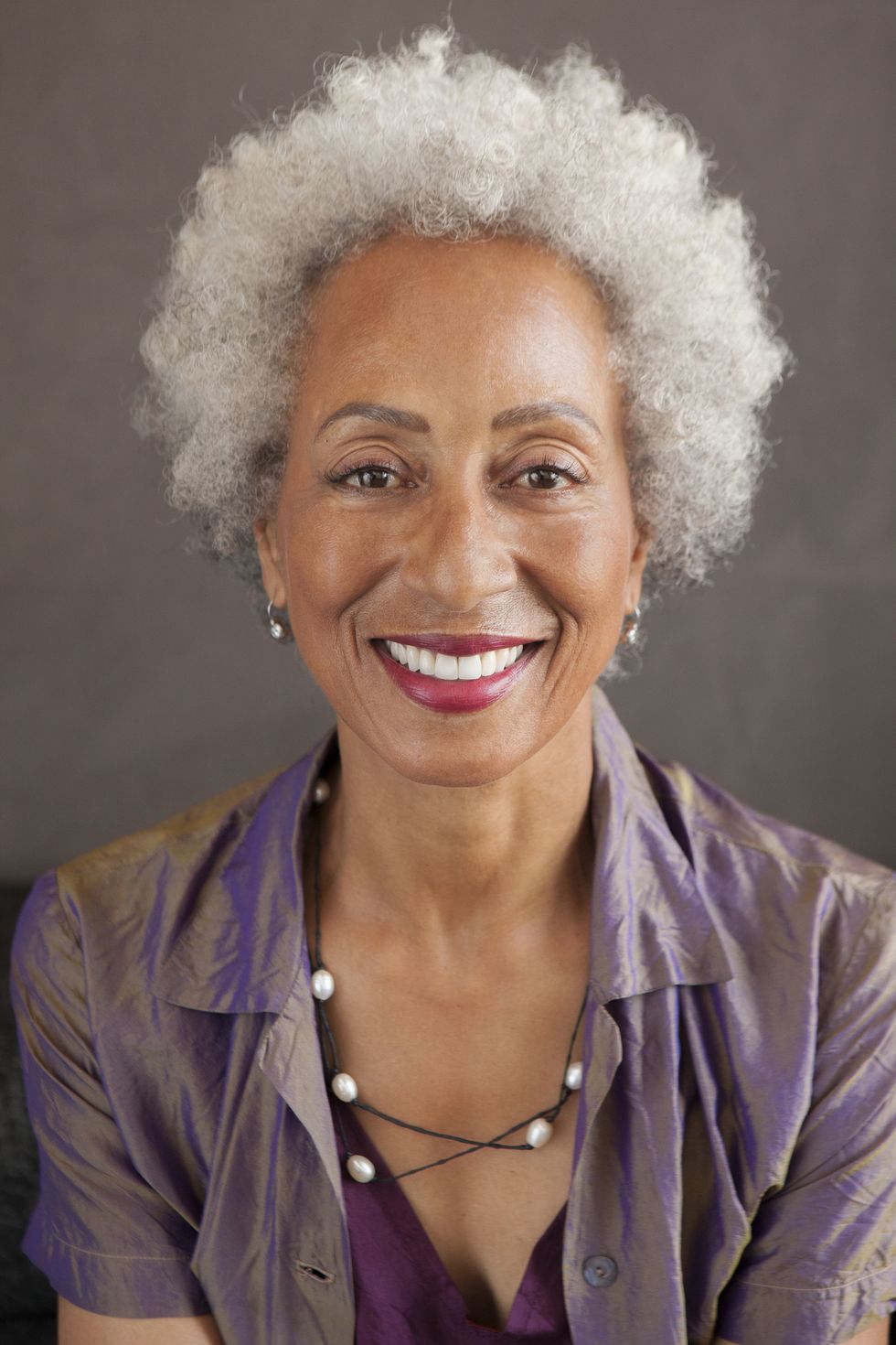 African American woman smiling