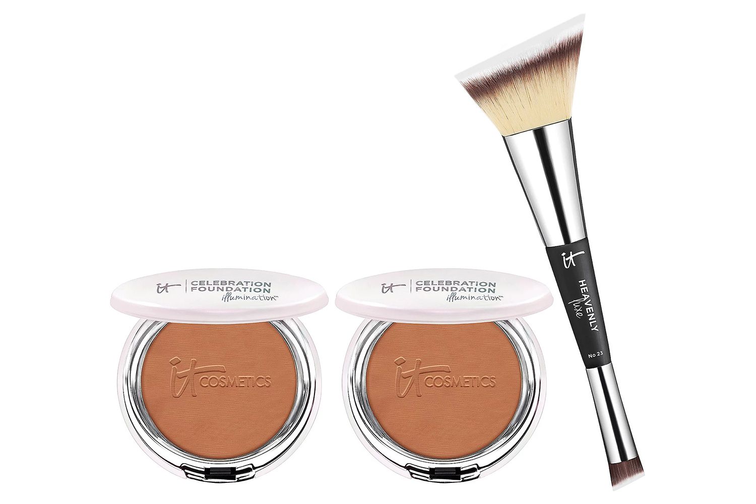 QVC IT Cosmetics Celebration Foundation Illumination Duo w/ Brush