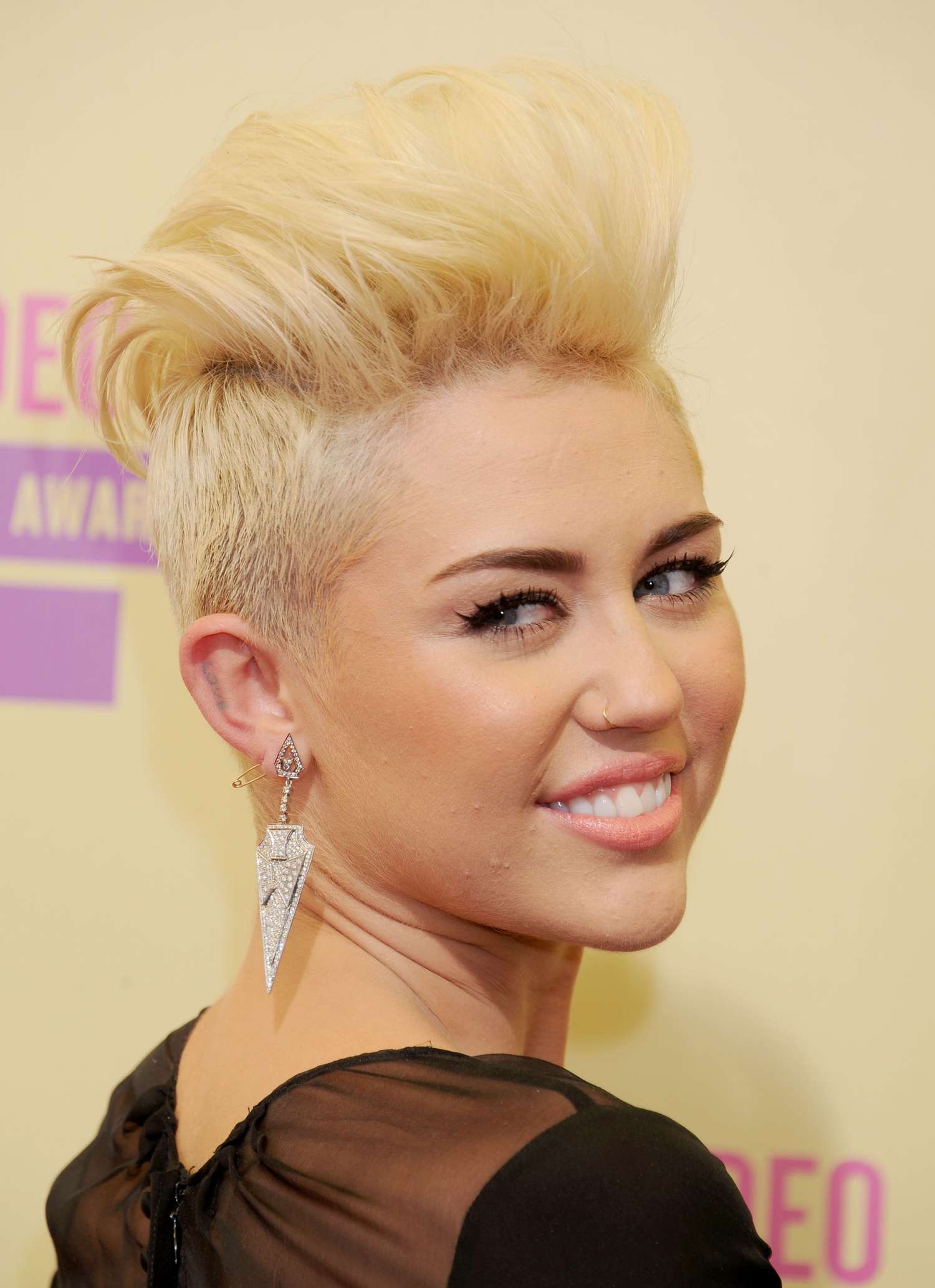 Miley Cyrus at the 2012 MTV Video Music Awards