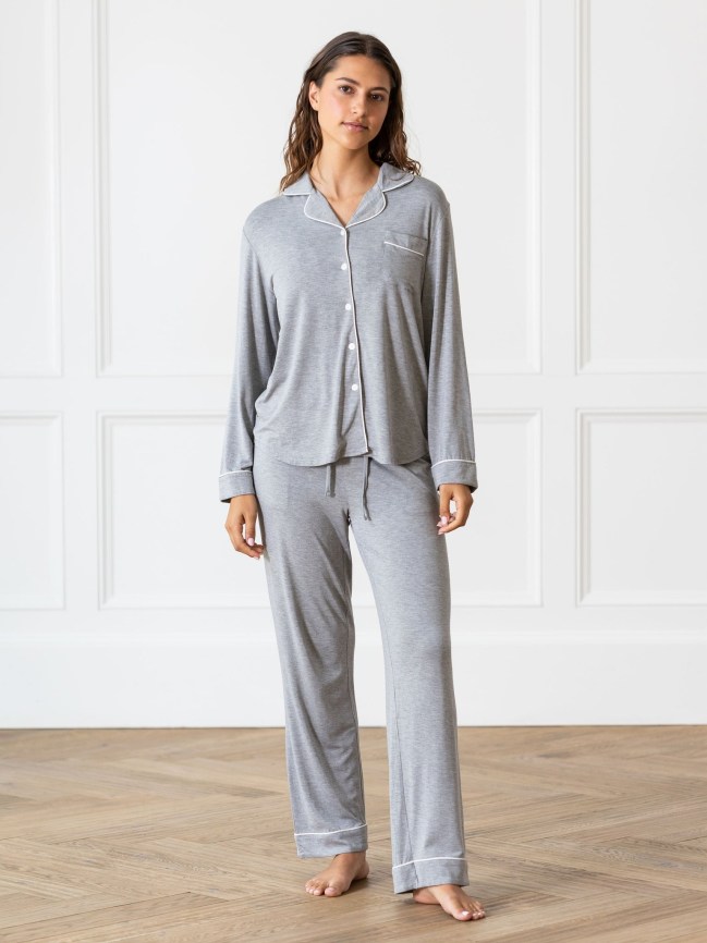 Cozy Earth Long-Sleeve Bamboo Pajama Set