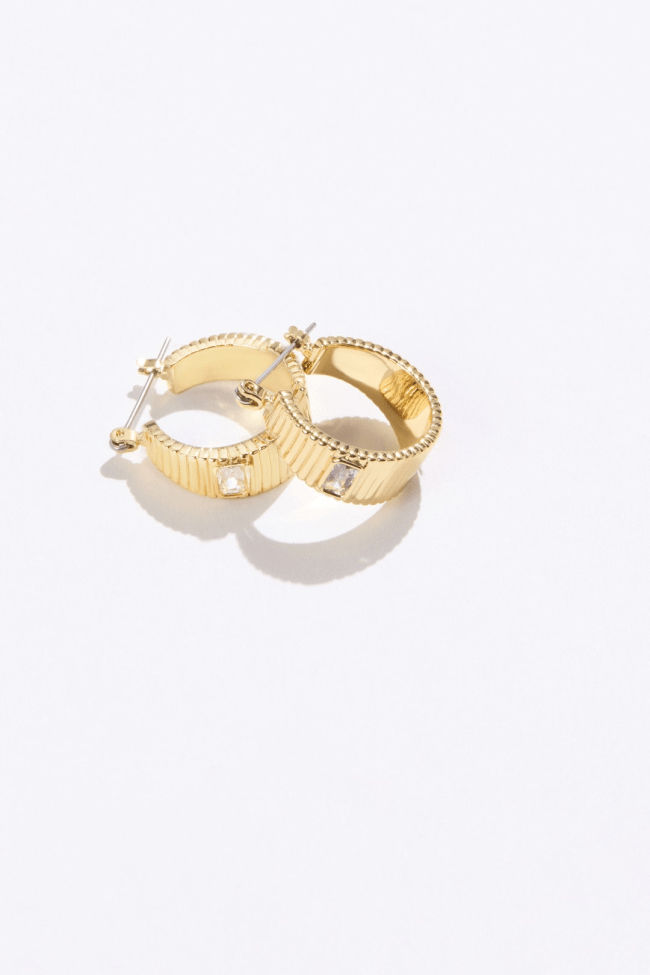 Rent the Runway Luv Aj Francois Ridged Hoops