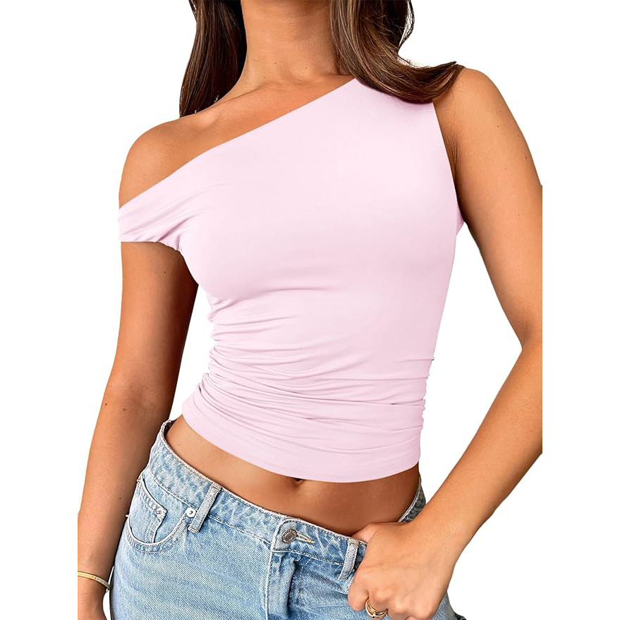 Trendy Queen Womens Off The Shoulder, Drop Shoulder Top