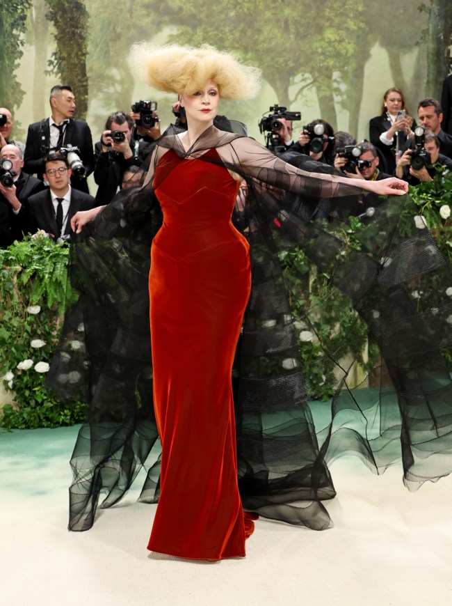 Gwendoline Christie attends The 2024 Met Gala Celebrating 