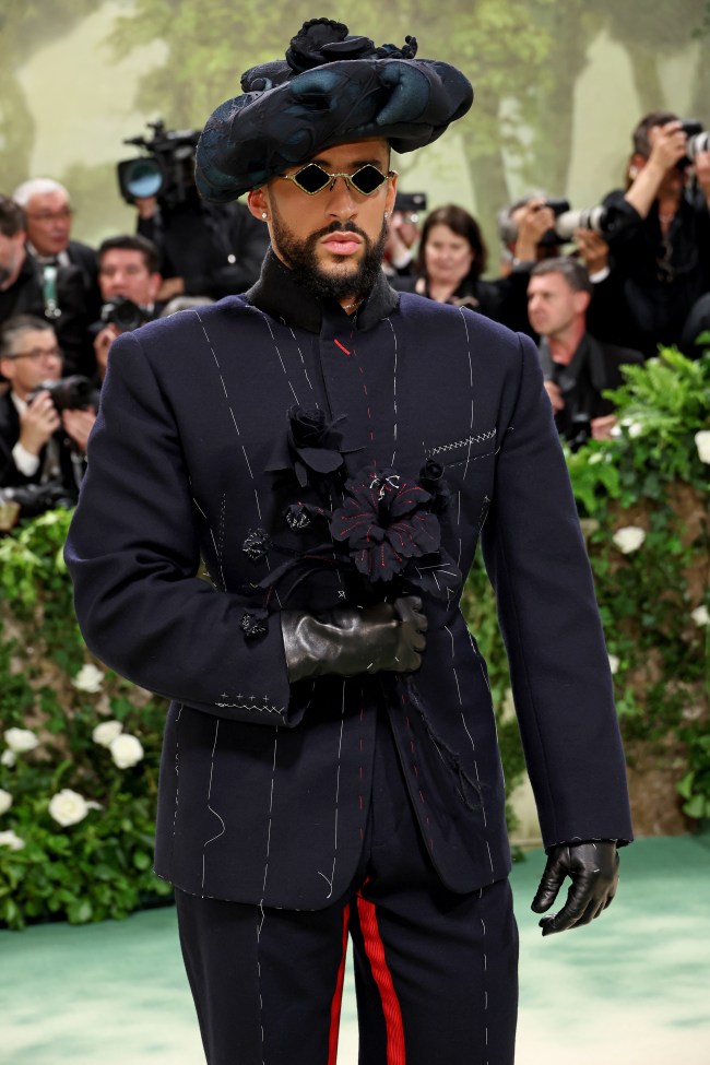 Bad Bunny attends The 2024 Met Gala Celebrating 