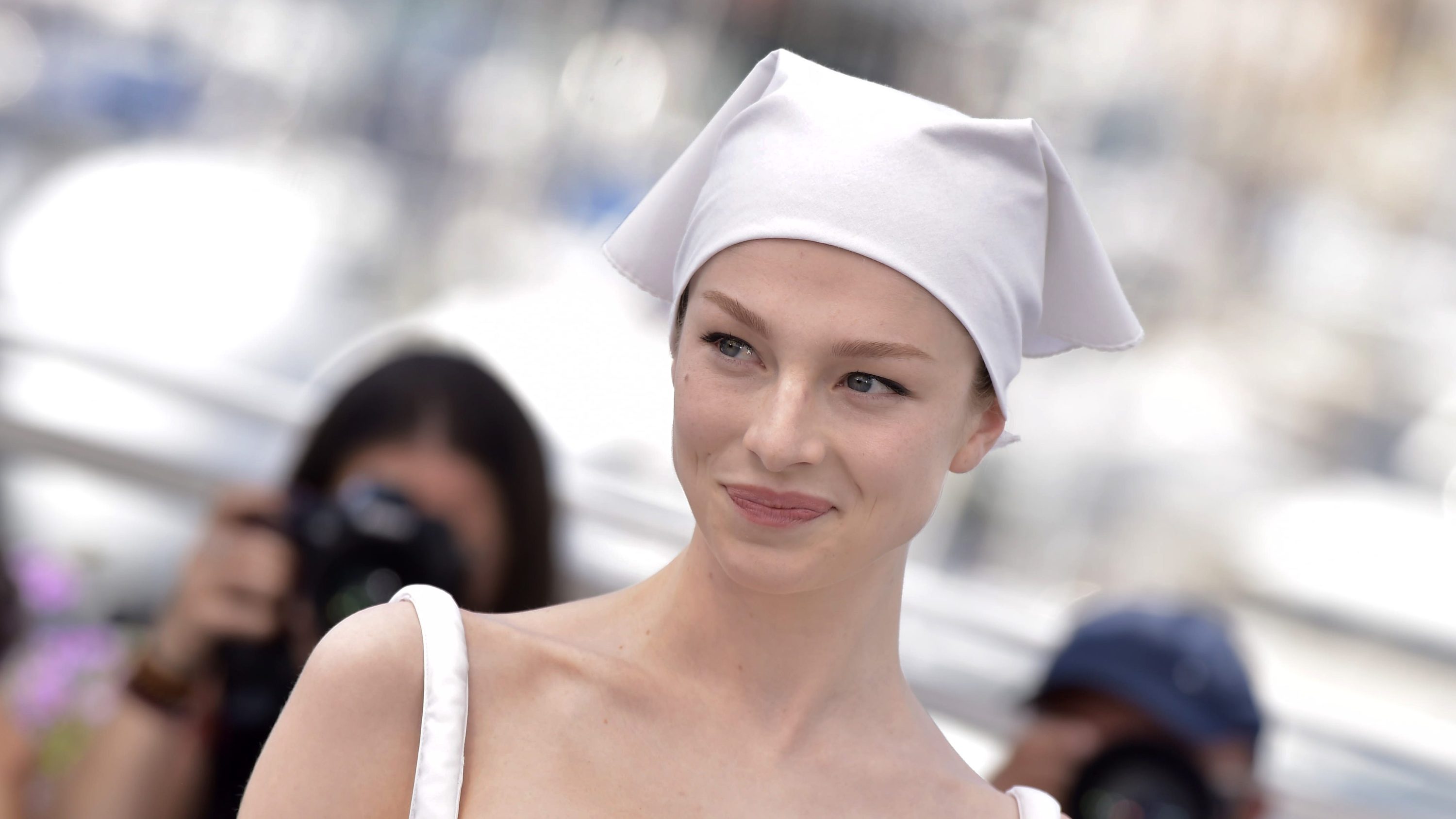 American actress Hunter Schafer  at Cannes Film Festival 2024. Kinds Of Kindness Photocall. Cannes (France), May 18, 2024.