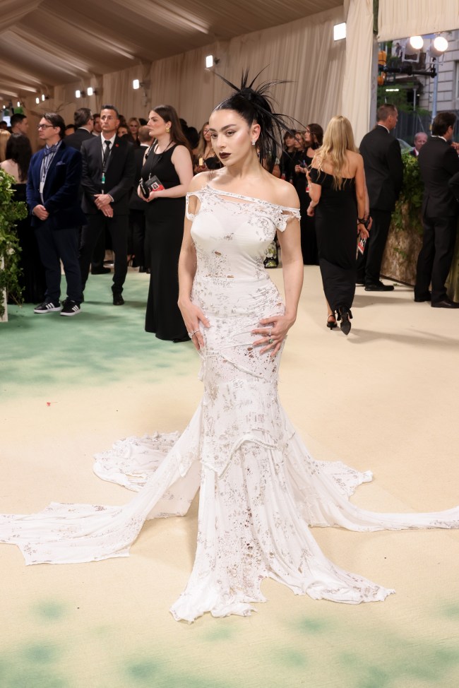 Charli XCX attends The 2024 Met Gala Celebrating 