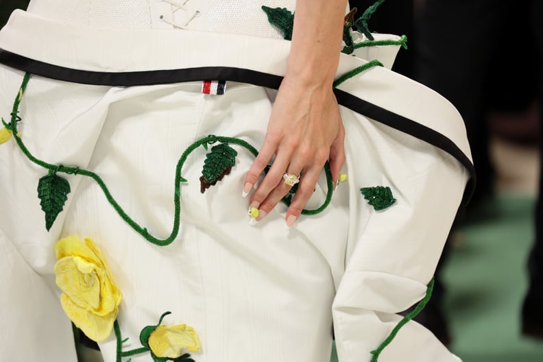 Gigi Hadid's Floral Nails at the Met Gala 2024