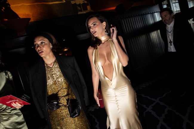 Emily Ratajkowski at the The King's Trust gala held at Cipriani South Street on May 2, 2024 in New York, New York.