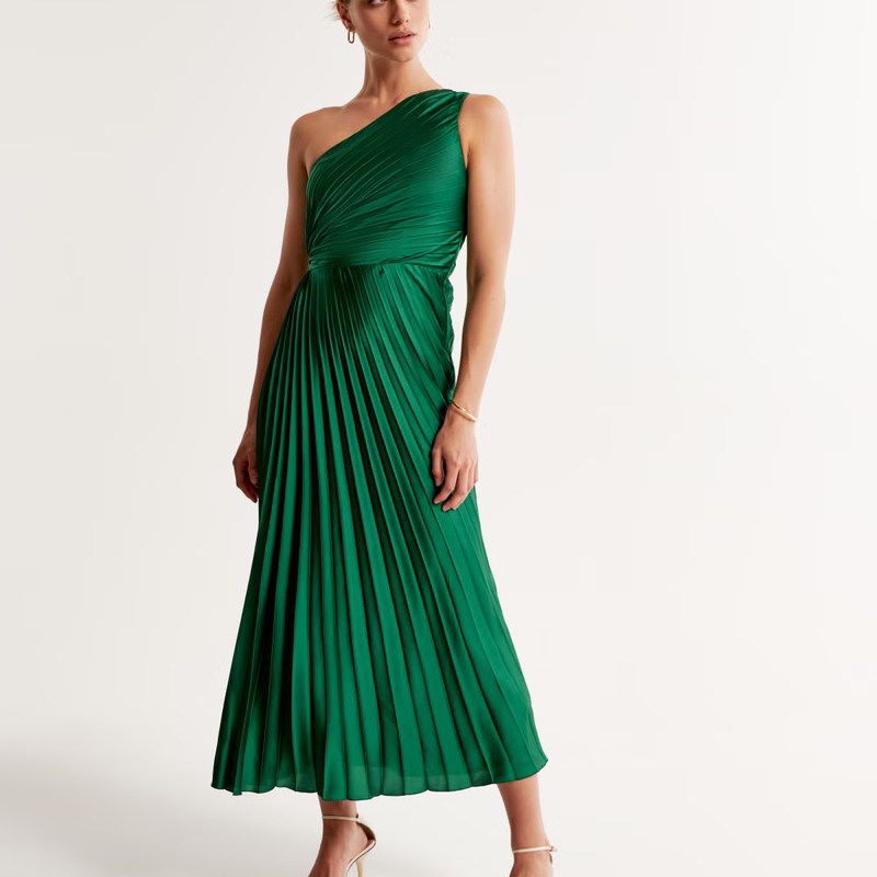 Abercrombie's Pleated Wedding Guest Dress Is on Super Sale