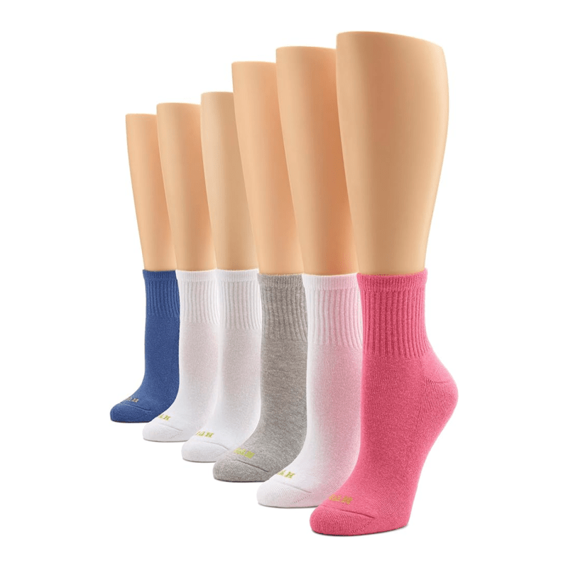 Hue Crew Socks Rival Aritzia Tna Socks, but Are $2 a Pair on Amazon