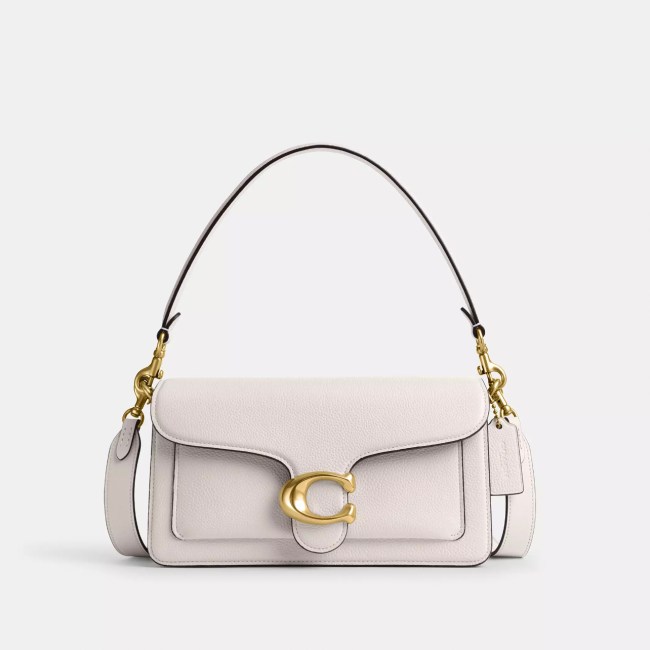 Coach Tabby Shoulder Bag 26 in cream