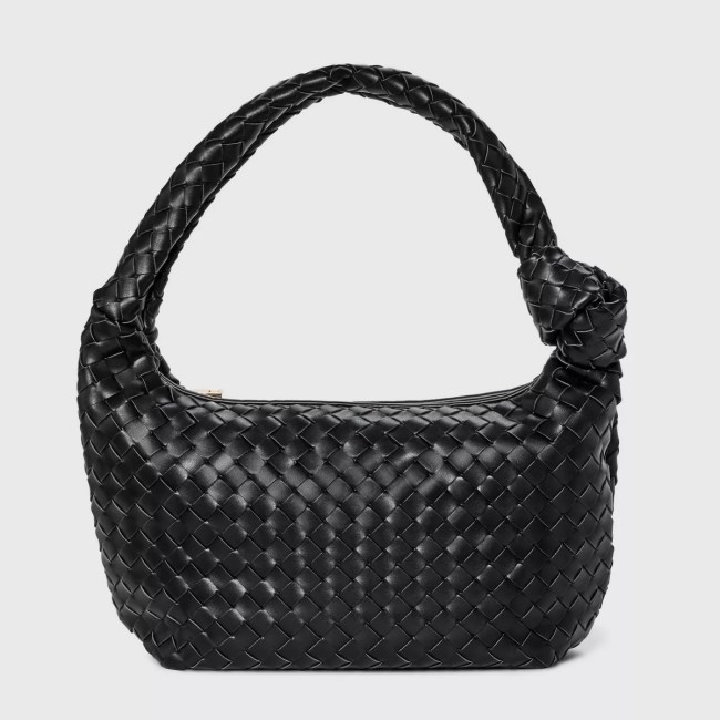 A New Day Woven Slouchy Shoulder Handbag