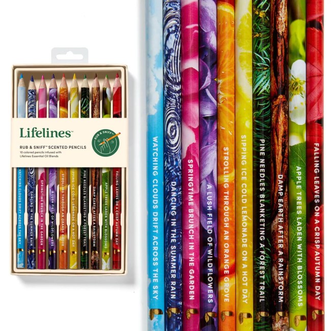 Lifelines Scented Colored Pencils Infused with Essential Oil