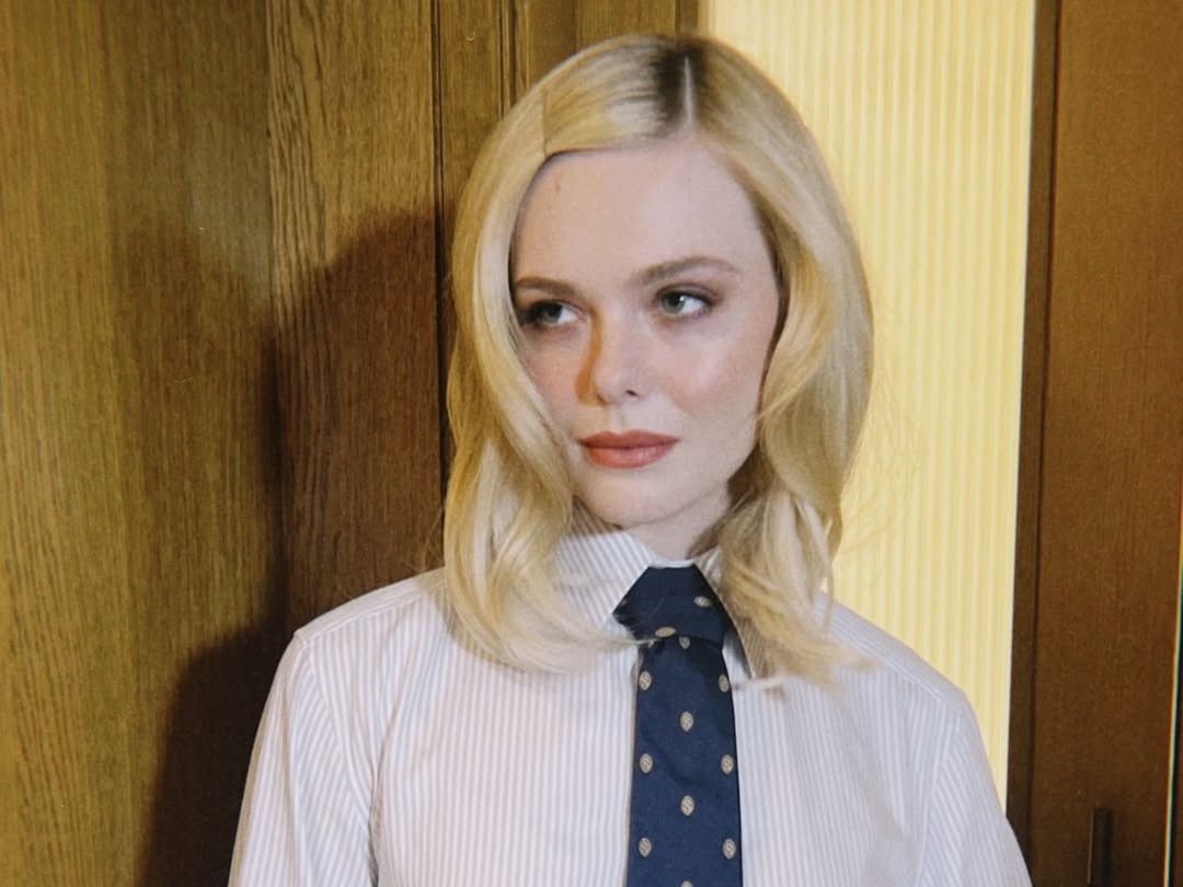 We’ll Be Copying Elle Fanning’s Easy Short Hair Styling Trick All Winter