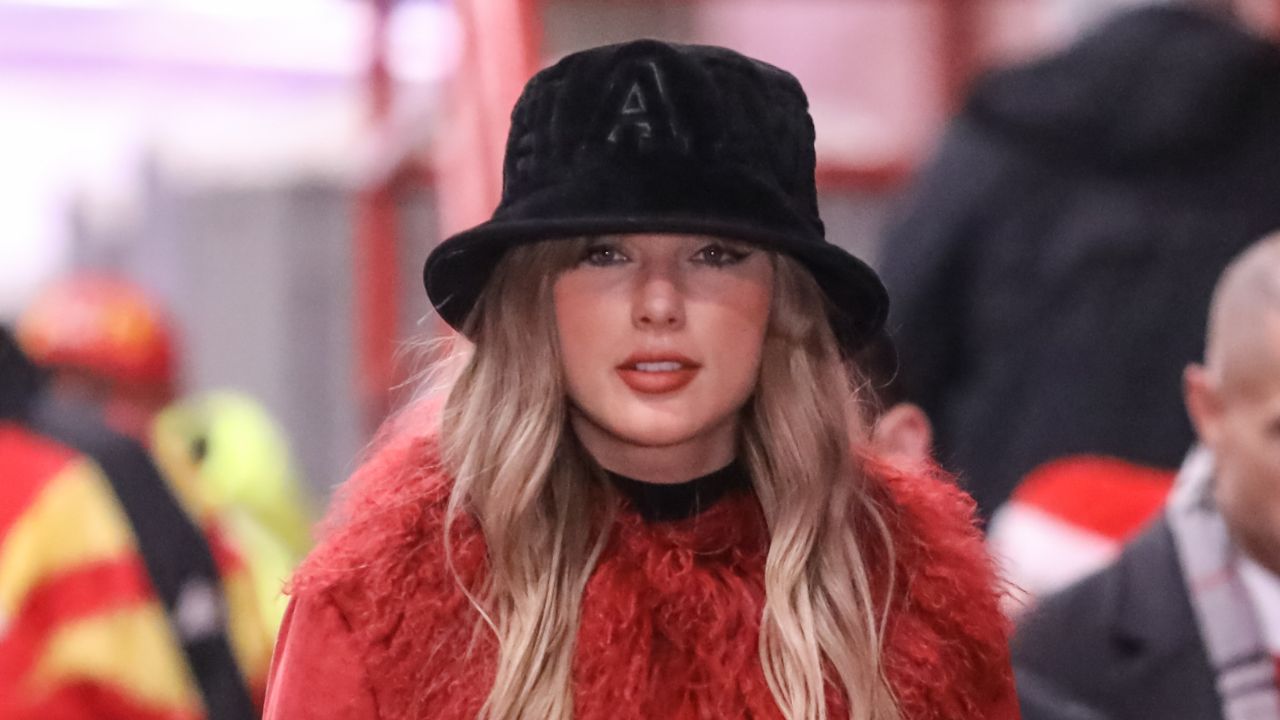 Taylor Swift’s Red Fur Coat Might Be Her Most Talked About Game Day Look So Far