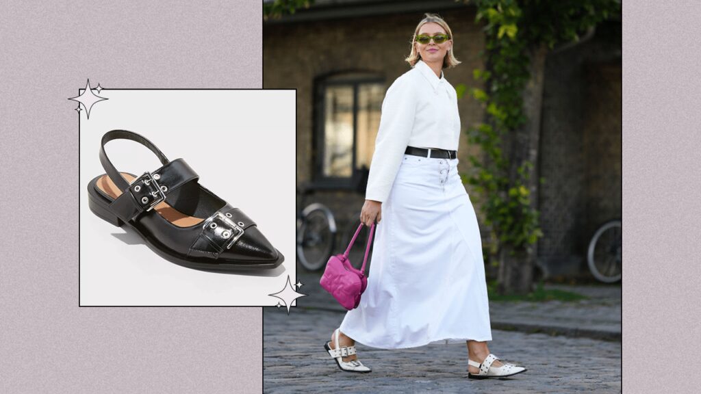 All the Fashion Girlies Are Wearing $425 Ganni Flats, But We Found a Dupe for Only $35