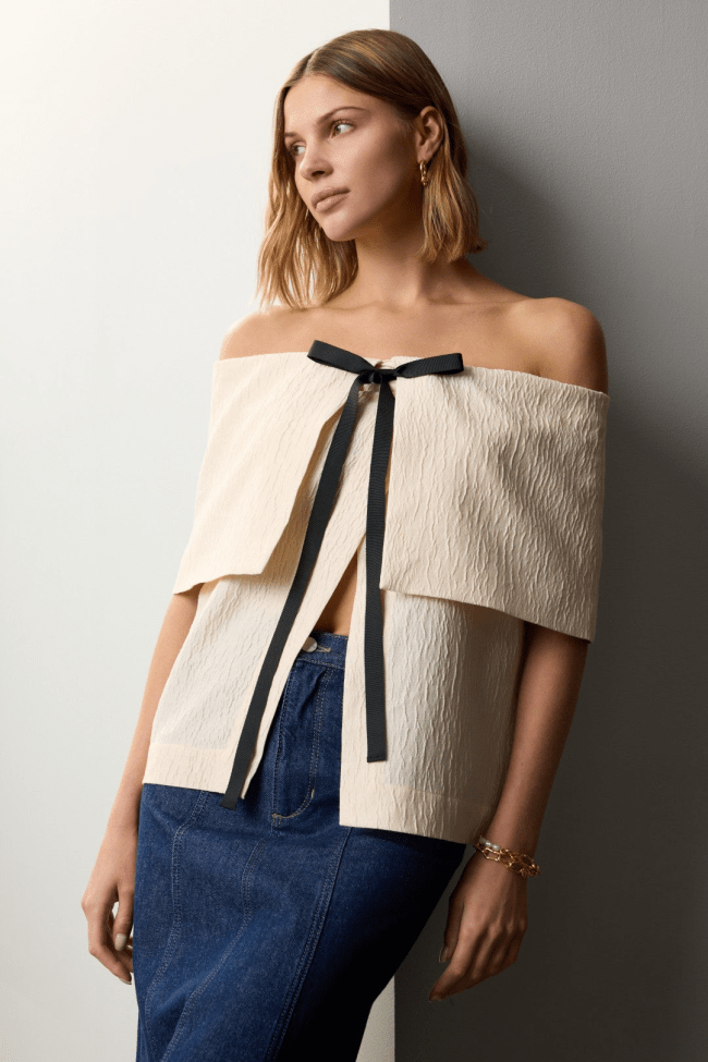 Rosie Assoulin Flapjack Top Rent the Runway