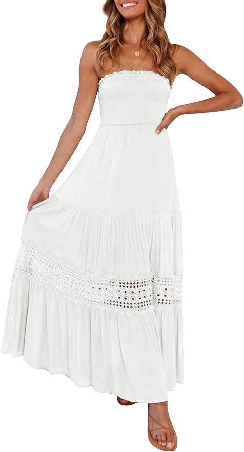 Zesica Strapless Maxi Dress