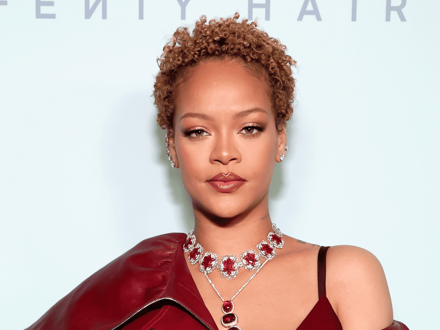 Rihanna at the Fenty Hair event in Los Angeles.